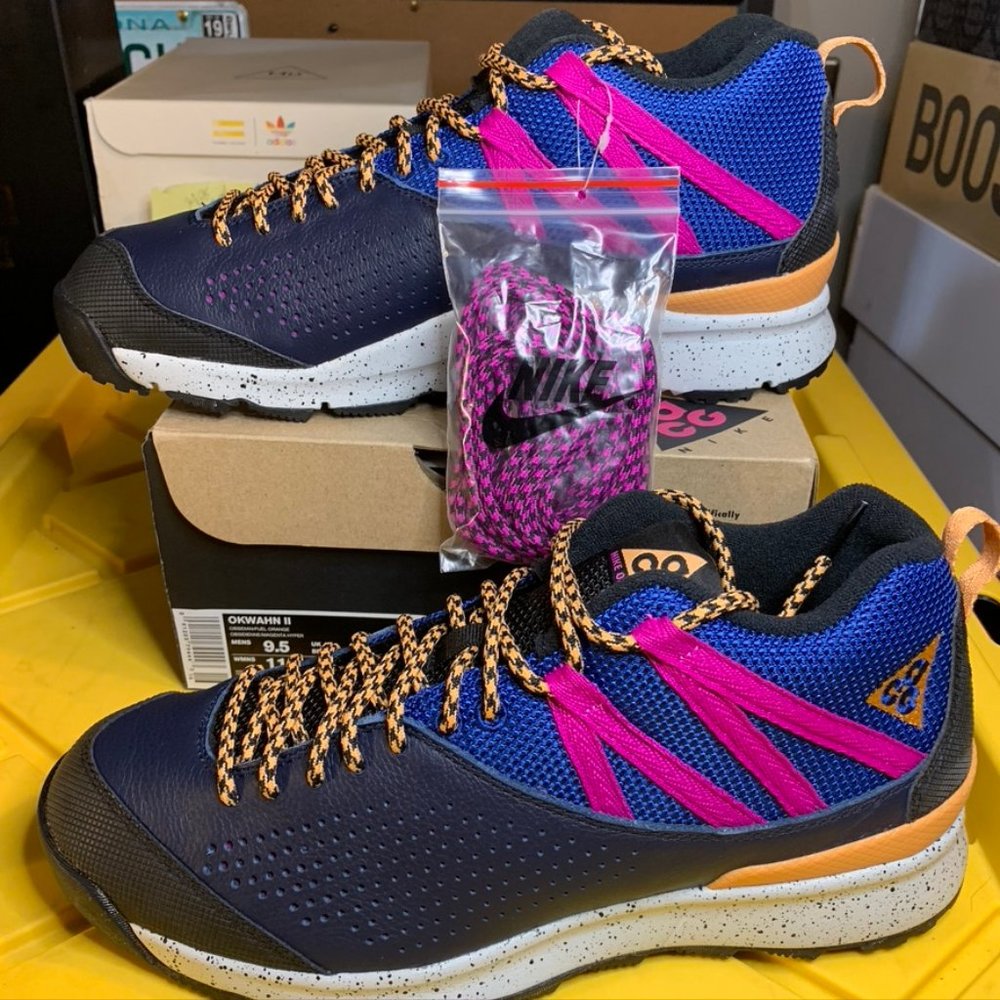 Nike ACG Okwahn 2 'Obsidian'(525367-400)M9.5W11